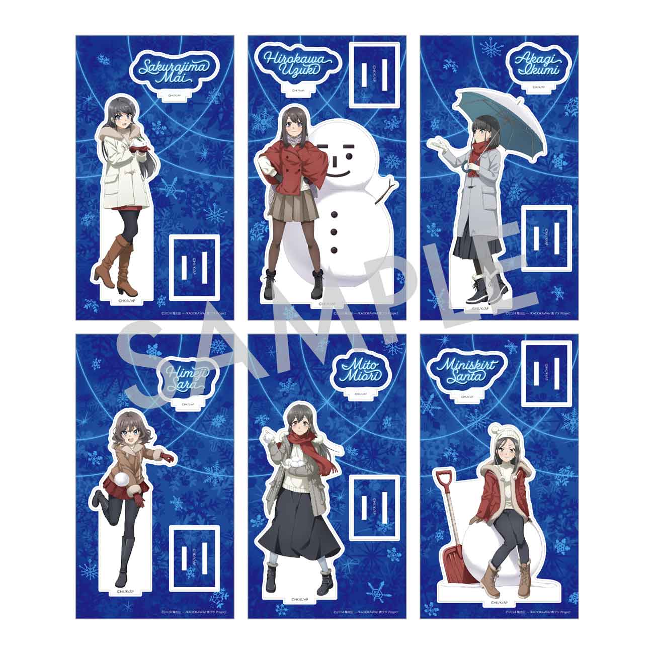 枠付きアクリルスタンド